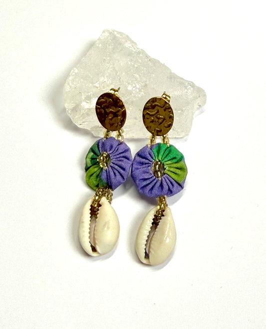 Boucles d'oreilles martelées