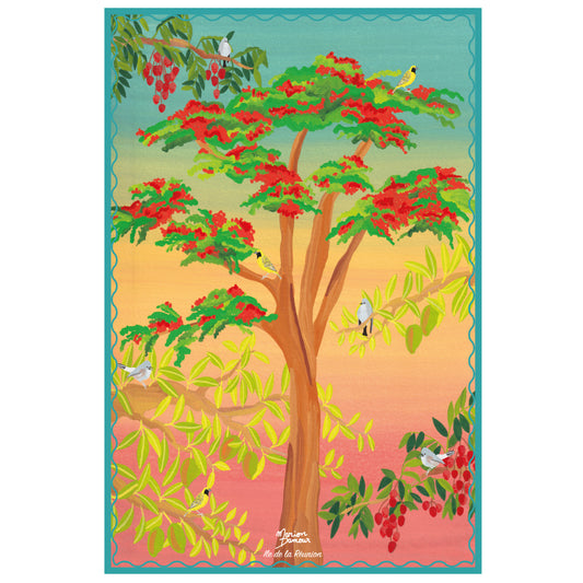 Paréo Flamboyant 120cmX180cm